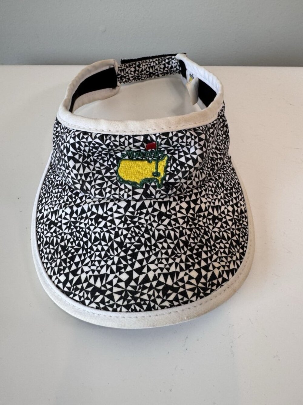American Needle Masters Sun Visor Womens Augusta National Golf Cap Geometric